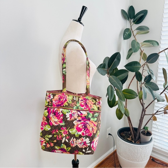 Vera Bradley Tote English Rose - Picture 4 of 9